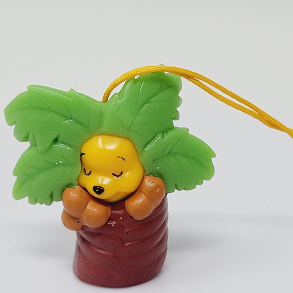 Winnie The Pooh Peek-A-Pooh Coconut Tree Phone Charm Summer Splash series #14